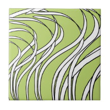 Underwater Wave lime green