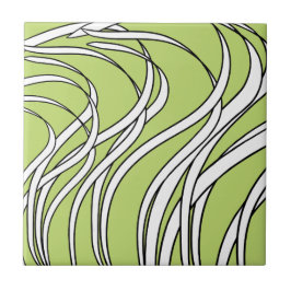 Azulejo Underwater Wave lime green
