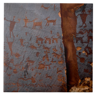 Azulejo Único mosaico de cerámica del suroeste de Petrogly