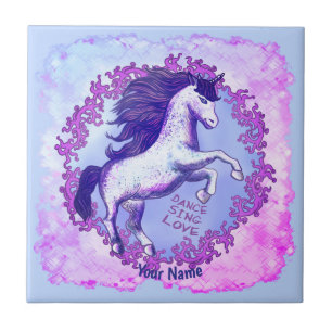 Azulejo Unicornio Bailarín