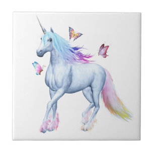 Azulejo Unicornio del arco iris