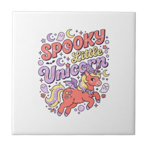 Azulejo Unicornio Espeluznante Unicornio Pequeño Caprichos