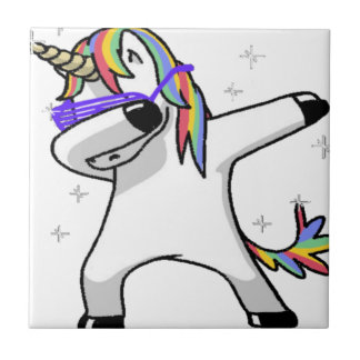 Azulejo Unicornio que frota