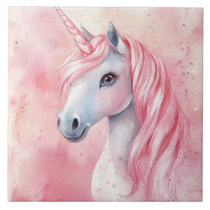 Azulejo Unicornio rosa de Rubor