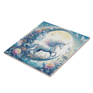 Azulejo Unicornio Y La Luna