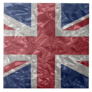 Azulejo Union Jack - arrugado