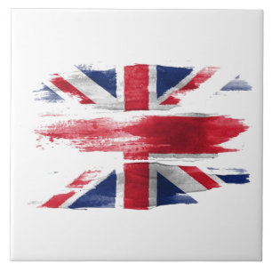 Azulejo Union Jack grunge