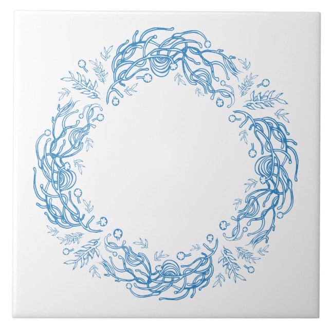 Azulejo Unique Vintage Botanical. (Frente)