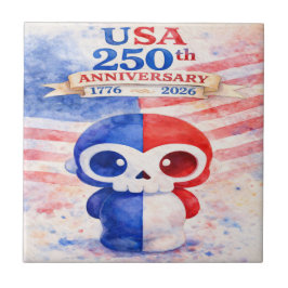 Azulejo USA 250th Anniversary Ceramic Tile