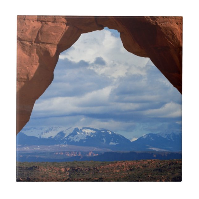 Azulejo Utah, Parque Nacional Arcos, Arco Delicado (Frente)