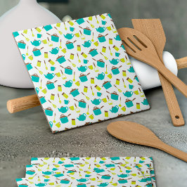 Azulejo Utensilios de cocina, vajilla, cubiertos, vajilla 