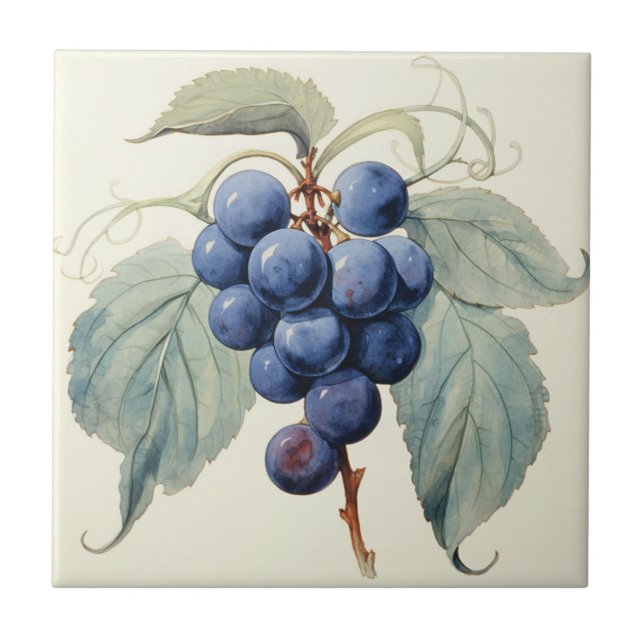 Azulejo Uvas (Frente)