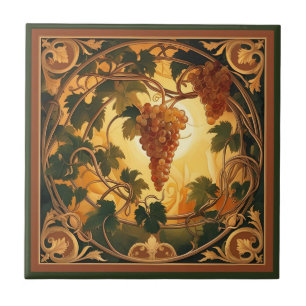 Azulejo Uvas Doradas