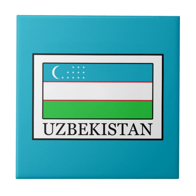 Azulejo Uzbekistán (Frente)