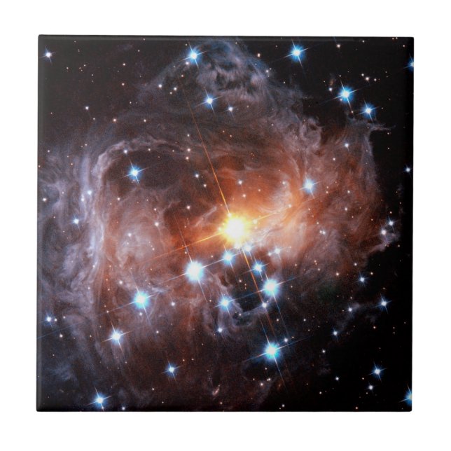Azulejo V838 Monocerotis Red Supergigante Estrella Hubble  (Frente)