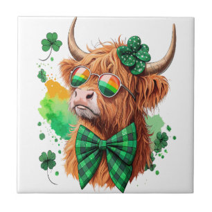 Azulejo Vaca de las Tierras Altas de San Patricio Png, Vac