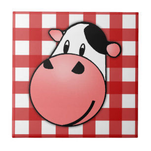 Azulejo Vaca del MOO
