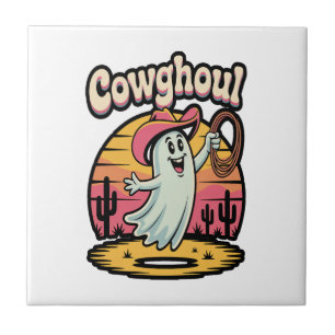 Azulejo Vaca Ghoul Halloween Espeluznante