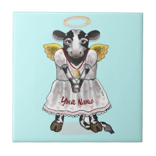 Azulejo Vaca Sagrada Ángel  