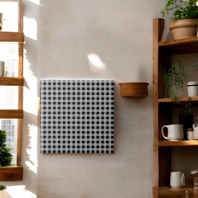 Azulejo Vacaciones de búfalo negro gris (Subido por el creador)