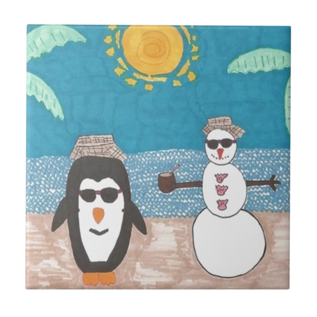 Azulejo Vacaciones de navidades (Frente)