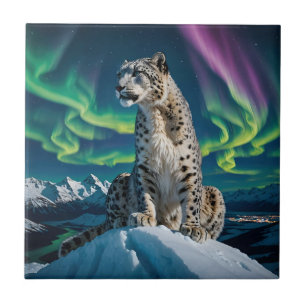 Azulejo “Vagabundo del cielo del norte” – Retrato de leopa