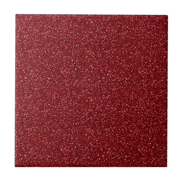 Azulejo Valentine Classic Trendy Red Glitter (Frente)