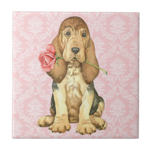 Azulejo Valentine Rosa Bloodhound