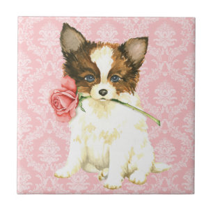 Azulejo Valentine Rosa Papillon