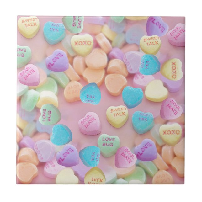 Azulejo valentines caramelos (Frente)