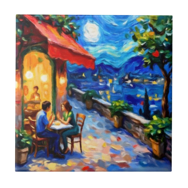Azulejo Valentine's Day Couple (Frente)