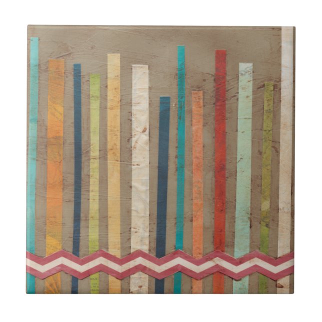 Azulejo vallas de papel de 2 aumentos II (Frente)