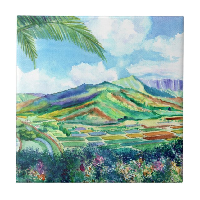 Azulejo Valle de Hanalei (Frente)