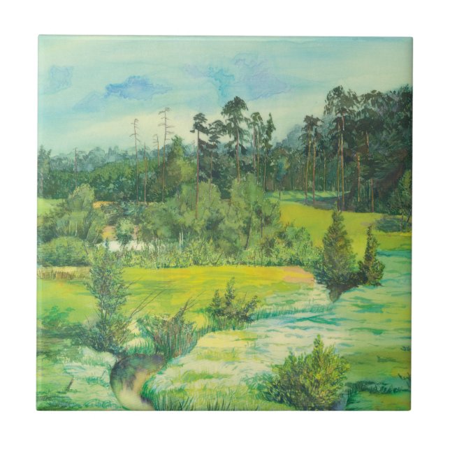 Azulejo valle verde (Frente)