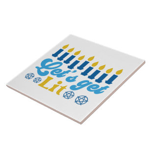 Azulejo ¡Vamos a encender! Mosaico