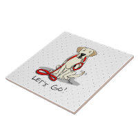 ¡Vamos! Cuesta de perro del laboratorio de labrado