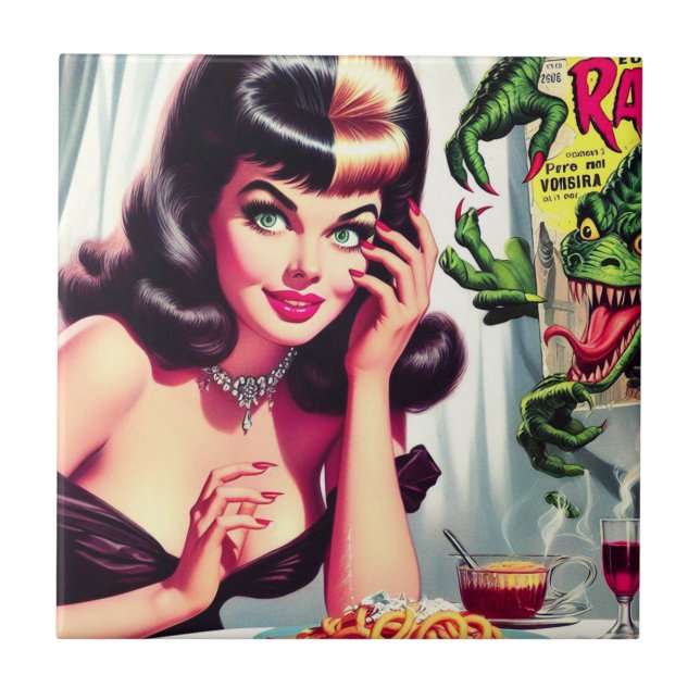 Azulejo Vampiro vintage (Frente)