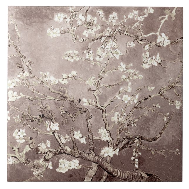 Azulejo Van Gogh Almond Blossoms Beige (Frente)