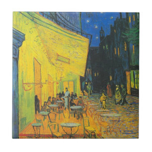 Azulejo Van Gogh Cafe Terrace French Street Scene