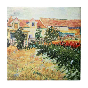 Azulejo Van Gogh - Casa con Girasoles