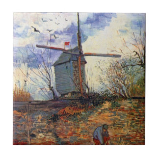 Azulejo Van Gogh - El Molino De La Galette Molino de vient