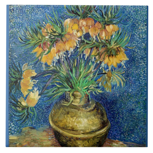 Azulejo Van Gogh - Fritillaries imperiales (Frente)