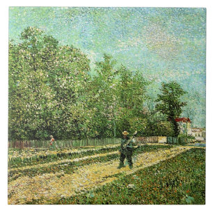 Azulejo Van Gogh - Hombre con Spade...