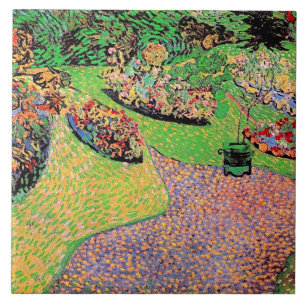 Azulejo Van Gogh - Jardín en Auvers