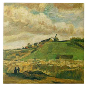 Azulejo Van Gogh, La colina de Montmarte