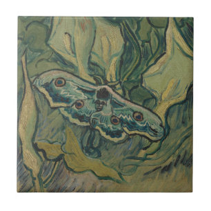 Azulejo Van Gogh Mariposa Gigante de Noche Arte de Natural