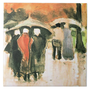 Azulejo Van Gogh - Mujeres de Scheveningen