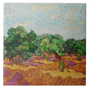 Azulejo Van Gogh - Olivos, 