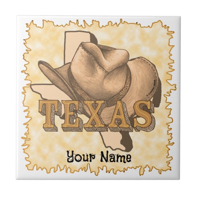 Azulejo Vaquero de Texas (Frente)