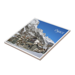 Azulejo VDA019 OYACE, Valle de Aosta, Italia,